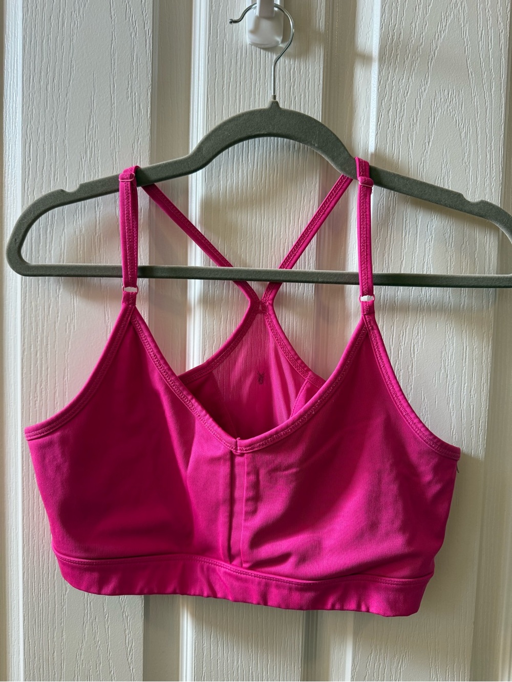 Women’s Pink Strappy Sports Bra